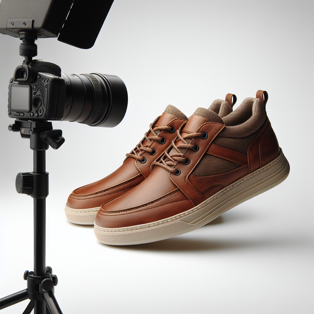 casual , leather shoe on a white backgro...
